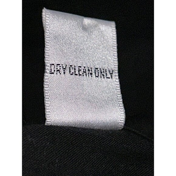 VTG Chicos Design Sz 3 (XL) Shiny Black Snap Front Shirt Jacket Stretch EUC - Picture 9 of 9